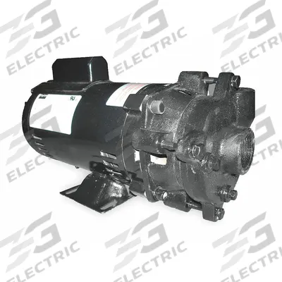 Dayton Centrifugal Pump: 1 1/2 hp, 115/230V AC, 67 ft Max Head, 1 1/2 in - 1 to 1-1/2 HP Straight Centrifugal Pumps
