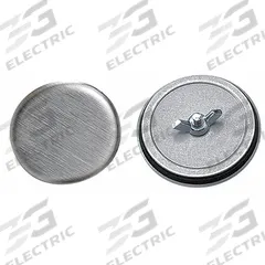HOFFMAN Pushbutton Hole Seal: Stainless Steel, 22.5 mm Conduit Hole Size, For 0.88 in Hole Dia - Max (MPN ASPBGSS). Key specifications — Color: Unpainted; Brand: HOFFMAN; Finish: Polished; For Hole Type: Push Buttons; Includes: Oil Resistant Gasket; Material: 304 Stainless Steel; NEMA Enclosure Rating: 3R.