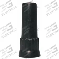 HALTEC Truck Valve Extension: Valve Extensions, Straight Grip Tire Valve Extenders, Round, Black (MPN HE-303). Key specifications — Compatible Valve Size: Standard Bore; Color: Black; Product Type: Valve Extensions; Shape: Round; Design: Straight Grip Tire Valve Extenders; Compatible Thread Size: 0.305-32; Material: Plastic; Brand: HALTEC.