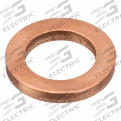 APPROVED VENDOR Sealing Washer: M6 Screw Sz, Copper, Copper Seal, 6 mm Inside Dia, 10 mm Outside Dia - Single-Piece Sealing Washers