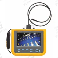 FLUKE Borescope: 1280 x 720, 4 ft Shaft Lg, 0.33 in Shaft Dia, 8.5 mm Camera Dia, 7 in Display Size (MPN FLK-DS703 FC). Key specifications — Brand: FLUKE; Camera Pixel Resolution: 1280 x 720; Features: Macro to Micro Zoom; Includes: Hand Strap; Includes Probe: Camera Probe Included; Display Portability: Detachable; Camera Probe: Included.