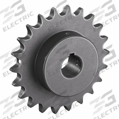 TRITAN Roller Chain Sprocket: 80, For 1 in Chain Pitch, 1 1/2 in Bore Dia, 22 Teeth - Size 80 Fixed-Bore Roller Chain Sprockets