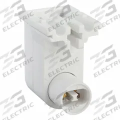 LEVITON Lampholder: Lamp Holder, Recessed Double Contact (R17d), 2 1/2 in Overall Lg, 660 W Watt (MPN 13464). Key specifications — attr234509: Recessed Double Contact (R17d); attr234515: 600V AC; attr327041: Lamp Holder; attr239872: LEVITON; attr234516: White; attr234535: Pedestal Style.