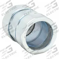 RACO Compression Coupling: Steel, 3/4 in Trade Size, 1 1/2 in Overall Lg, RMC, Concrete Tight (MPN 1823). Key specifications — Compatible Conduit Type: RMC; Brand: RACO.