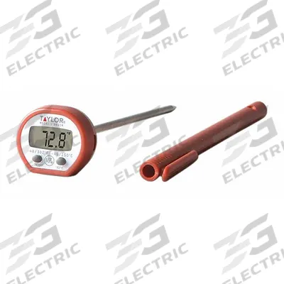 TAYLOR Digital Thermometer: -40°F to 302°F /-40°C to 150°C, ±2°F, 0.1°F /0.1°C - NSF-Rated Digital Pocket Thermometers