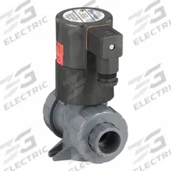 HAYWARD Solenoid Valve: 2-Way, Normally Closed, 3/4 in Pipe Size, 120V AC, Inline Single, PVC Body (MPN SV10075STV). Key specifications — Pipe Size: 3/4 in; Voltage: 120V AC; Brand: HAYWARD; Coil Enclosure: Watertight.