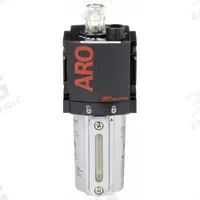 ARO Compressed Air Lubricator: Mist, 3/8 in NPT, 105 cfm, 250 psi Max Op Pressure, 175°F Max Op Temp (MPN L36231-110). Key specifications — attr111774: Aluminum; attr111402: 1500; attr111761: ARO.