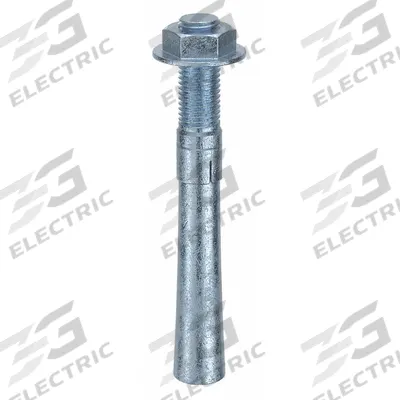 MKT FASTENING Wedge Anchor: 8 in Overall Lg, 7/8 in Dia, 7/8"-9 Thread Size, Steel, Steel - Steel Wedge Anchors