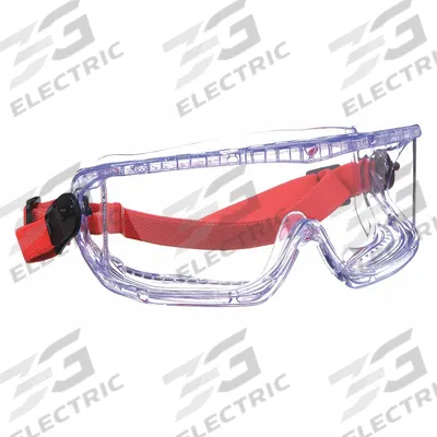 UVEX BY PIP Safety Goggles: Clear Lens Color, Anti-Fog, Dielectric, Indirect - Comfort-Fit OTG Safety Goggles