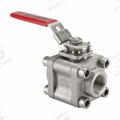 KECKLEY Manual Two-Way Ball Valve: 1 in, Carbon Steel, Straight, FNPT x FNPT - Carbon Steel Ball Valves