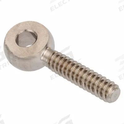 AMPG Fixed Rod End: Stainless Steel, Plain, 45 mm Hole Center-to-End Lg, Right Hand - Stainless Steel Male Threaded Fixed Rod Ends
