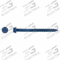 TAPCON Screw Anchor: 2 3/4 in Overall Lg, 1/4 in Dia, Steel, External Hex, Hex, Steel, 1,500 PK (MPN 3158400). Key specifications — Material Grade/Class: Not Graded; Removable: Removable; System of Measurement: Inch; Tip Type: Drilling; Brand: TAPCON; Screw Anchor Type: Screw Anchor.