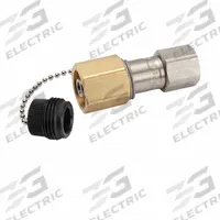 PARKER Coupler: 1/4 in Coupling Size, 1/4"-18 Thread Size, 303 Stainless Steel, -30 to 180 Deg F (MPN 1141-62). Key specifications — Thread Size: 1/4"-18; Temperature Range: -30 to 180 Deg F; Body Material: 303 Stainless Steel; Brand: PARKER.