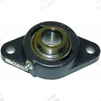 TIMKEN Flange Mount Bearing: Radial Ball, 1 1/8 in Bore, Cast Iron, Set Screws, 5 9/16 in Lg (MPN YCJT 1-1/8 SGT). Key specifications — Bore Type: Cylindrical; Brand: TIMKEN; Lubricant Material: NLGI 2 Lithium Complex Grease; Mounting Bolt Size: 1/2 in; Split Housing: Not Split; System of Measurement: Inch.