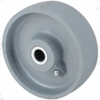 APPROVED VENDOR Caster Wheel: 6 in Wheel Dia., 2 in Wheel Wd, Steel, 2,500 lb Load Rating, Roller (MPN 423J17). Key specifications — Includes Spanner Bushing: Not Included; Wheel/Tread Material: Steel; Wheel/Tread Color: Gray; Brand: APPROVED VENDOR.