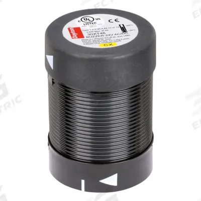 Dayton Tower Light Sounder Tier: 24V AC/24V DC, 2 in Overall Dia, 2 7/8 in Overall Ht - Buzzer Sounder Modules