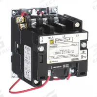 SQUARE D NEMA Magnetic Contactor: Non-Reversing, 3 Poles, NEMA Size 0, 18 A, 240V AC (MPN 8502SBO2V03). Key specifications — Brand: SQUARE D.