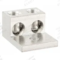 BURNDY Mechanical Connector: For Wire Size 14 AWG – 1/0 AWG, 2 Wire Terminations (MPN K2A25U). Key specifications — Brand: BURNDY; Lug Material: Tin-Plated Aluminum.