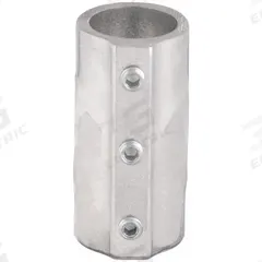 Structural Pipe Fitting: Cross-E, Cross, 1 in For Pipe Size, For 1 3/8 in Actual Pipe Outer Dia (MPN 7E-6). Key specifications — Manufacturer Part Number: 7E-6; Brand: HOLLAENDER; Finish: Mill; Material: Aluminum; Product Type: Cross-E.