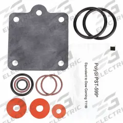 APOLLO Backflow Preventer Repair Kit: Complete Rubber Repair Kit, 2ZXX6/2ZXX7/2ZXX8, Repair Kit (MPN 40003A4). Key specifications — Compatible Valve Size: 1/4 in to 1/2 in; Compatible with Grainger Part No.: 2ZXX7; Compatible with Mfr. Model No.: 40201T2.