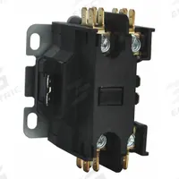 DAYTON Definite Purpose Magnetic Contactor: 1 + N Poles, 120V AC, 25 A, Non-Reversing (MPN 6GNZ0). Key specifications — Brand: DAYTON; Coil Voltage: 120V AC; Contactor Style: HVACR Definite Purpose Contactor; Mounting Style: Through Panel; Terminal Connection Type: Screw Terminals; Maximum Voltage Rating: 600V AC; Phase: Single; Main Pole Contact Form: 1NO.
