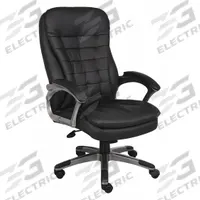 APPROVED VENDOR Office Chair: Black, Vinyl Material, 29 in Back Ht, 21 in Seat Wd, 19 1/2 in Seat Dp (MPN 452R18). Key specifications — attr982877: Platinum; attr982913: No; attr982865: Black; attr982870: APPROVED VENDOR; attr982901: Black.
