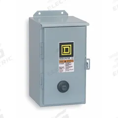 Motor Starter Enclosure: 12 Rated NEMA Enclosure, 16 in x 8.13 in x 9.28 in (MPN 9991SDA11). Key specifications — Brand: SQUARE D; Compatible with Series: 2 to 4 Pole NEMA Contactors and Starters from 8502SD; Starter Style: NEMA.