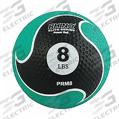 CHAMPION SPORTS Medicine Ball: 9 in Overall Dia, Green - Medicine Balls