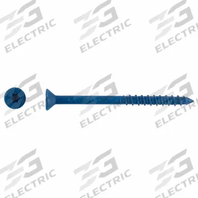 TAPCON Concrete Anchor Screw: 3 1/4 in Overall Lg, 1/4 in Dia, Steel, Torx, Flat - Flat-Head Screw Anchors