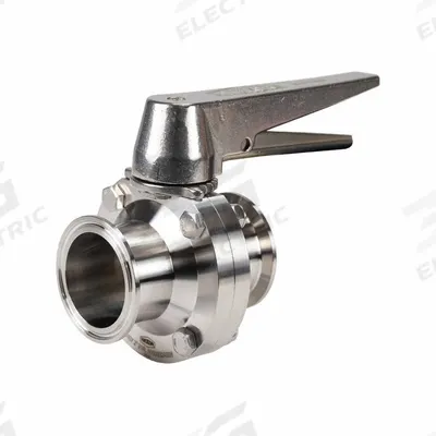 DIXON Butterfly Valve: 3 in Pipe Size, Clamp, 110 psi Max. Pressure (CWP), 316L Stainless Steel - 3-A Certified Stainless Steel Butterfly Valves