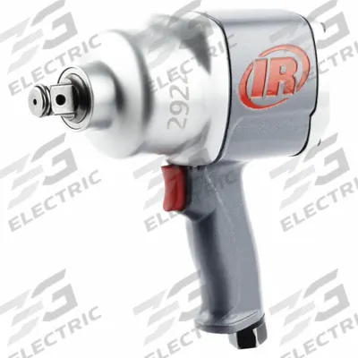 INGERSOLL RAND Air Impact Wrench: Full-Size, 1 in Drive, Pistol-Grip, 3/8 in NPT Air Inlet - Pistol-Grip Air-Powered Impact Wrenches with Standard Anvils