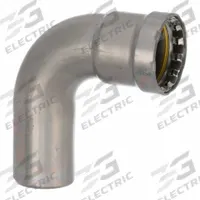 VIEGA MEGAPRESS Crimp Elbow Fitting: 1 1/2 in Pipe x 1 1/2 in CTS Size, Press-fit x FTG, HNBR (MPN 26071). Key specifications — attr1347260: VIEGA MEGAPRESS.