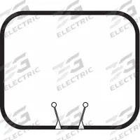 Traffic Cone Sign: Plastic, 10 1/2 in Ht, 12 3/4 in Lg, Blank (MPN 535-00097). Key specifications — Brand: APPROVED VENDOR; Color: White; For Use With Product Type: Delineators; Legend: Blank; Material: Plastic.