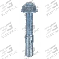 MKT FASTENING Wedge Anchor: 4 1/2 in Overall Lg, 5/8 in Dia, 5/8"-11 Thread Size, Steel, 25 PK (MPN 2558412). Key specifications — Brand: MKT FASTENING; Anchor Type: Wedge; Finish Type: Zinc Yellow.
