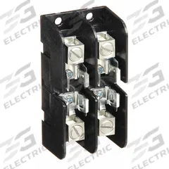 MERSEN Fuse Block: Open Block Design, 2 Pole, 300 V AC, Box Lug, Non-Indicating (MPN 30607T). Key specifications — Brand: MERSEN.
