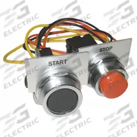 SIEMENS Push Button Kit: Start/Stop, Push Button, Black/Red (MPN 49SAP05). Key specifications — Brand: SIEMENS; Includes: Wires.