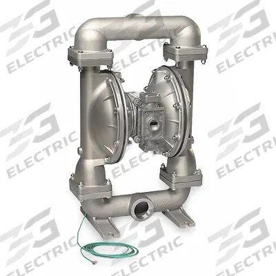 SANDPIPER Double Diaphragm Pump: 316 Stainless Steel Body, 2 in, NPT, 150 gpm - Stainless Steel Housing Natural Gas-Operated Double Diaphragm Pumps