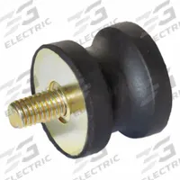 JW WINCO Vibration-Isolating Mount: Hourglass, Natural Rubber, Male x Female Style (MPN 356.2-50-30-42-3/8-55). Key specifications — Isolator Body Material: Natural Rubber.