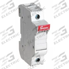 BUSSMANN Fuse Block: Finger-Safe, 1 Pole, 600 V AC, DIN Rail Mounting, Box Lug Termination (MPN CHM1DU). Key specifications — Brand: BUSSMANN.