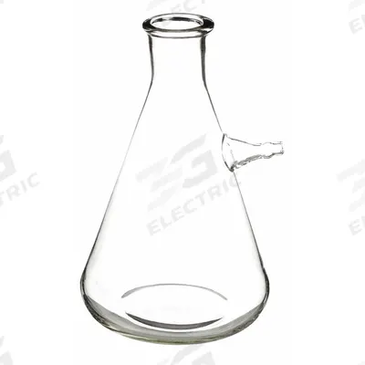APPROVED VENDOR Boiling Flask: 1 L, Colorless, Conical - Glass Filtering Flasks