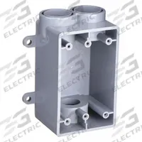 CANTEX Electrical Box: PVC, Rectangular, 1 Gangs, 3/4 in Hub Size, 20 cu in Capacity, Gray (MPN 5133545). Key specifications — Color: Gray; Brand: CANTEX.