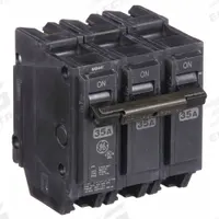 GE Miniature Circuit Breaker: THQL, 35 A, 120/240V AC, Three Phase, 10kA at 120/240V AC, Std (MPN THQL32035). Key specifications — Amps: 35 A; AC Voltage Rating: 120/240V AC; Phase: Three; Max. AIR Rating: 10kA at 120/240V AC; For Use With: Power Mark Gold Load Centers and AQ Lighting Panels.