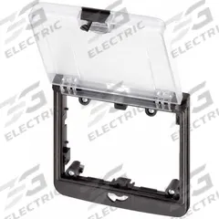 MURRELEKTRONIK Plug Housing: 2-Way Mounting Frame, Black Nylon Housing, IP65, -30°C to 70°C (MPN 4000-68522-0000001). Key specifications — Brand: MURRELEKTRONIK; IP Rating: IP65; Product Type: Frame with Cover; Color: Black; Material: Nylon; Compatible Inserts: Modlink MSDD Panel Interface Inserts; Housing Type: 2-Way Mounting Frame.