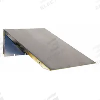 HALLOWELL Locker Sloping Top: 18 in x 18 in x 6 in, For 18 in Locker Wd, 304 Stainless Steel, Silver (MPN KISTT1818SS). Key specifications — attr65850: KISTT1818SS; attr65853: HALLOWELL; attr114205: 304 Stainless Steel; attr114211: Sloping Top Panel; attr114196: Silver.