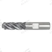 WIDIA HANITA Ball End Mill: Carbide, AlTiN Coated, 4 Flute, 1/2" Mill Dia, 1-1/4" LOC, 3" OAL (MPN 4V0013015XW)