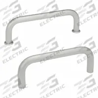 JW WINCO Pull Handle: Threaded Holes, Stainless Steel, Silver, 0.31 in, 3.47 in Grip Lg (MPN 425-NI-8-100-GS). Key specifications — Screw Size: M4; Brand: JW WINCO; Color: Silver; _Leg Style: Grade 303.