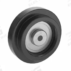 Roller Wheel: 45 Series, 58 mm L x 30 mm W x 58 mm H, Black, For 1 # of Slots, Unfinished (MPN 093026). Key specifications — Brand: FATH INC.; Finish: Unfinished; Includes Fasteners: No.
