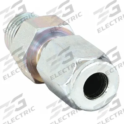PARKER Compression Fitting Adapter: 1/4 in OD x 1/4 in Pipe Size, 7/16-20 Thread Size - Flareless Bite-Type Steel Compression Fittings
