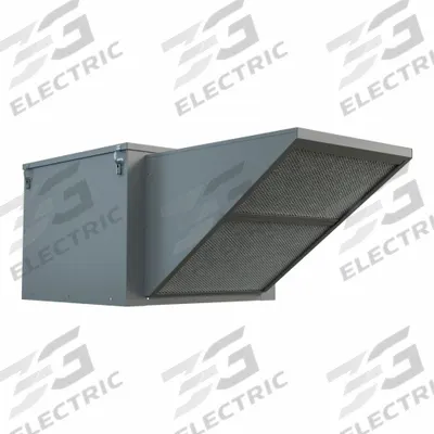 CANARM Centrifugal Roof Supply Fan: 12 7/8 in Wheel, 3,300 cfm, 1/2 in wc Max. - Belt-Drive Filtered Supply Fans with Drive