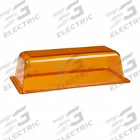 GROTE Replacement Lens: Rectangular, Light Bar, 4 5/16 in Ht - Vehicle Lighting, Polycarbonate (MPN 98373). Key specifications — Material: Polycarbonate; Compatible Light Type: Light Bar; Brand: GROTE.